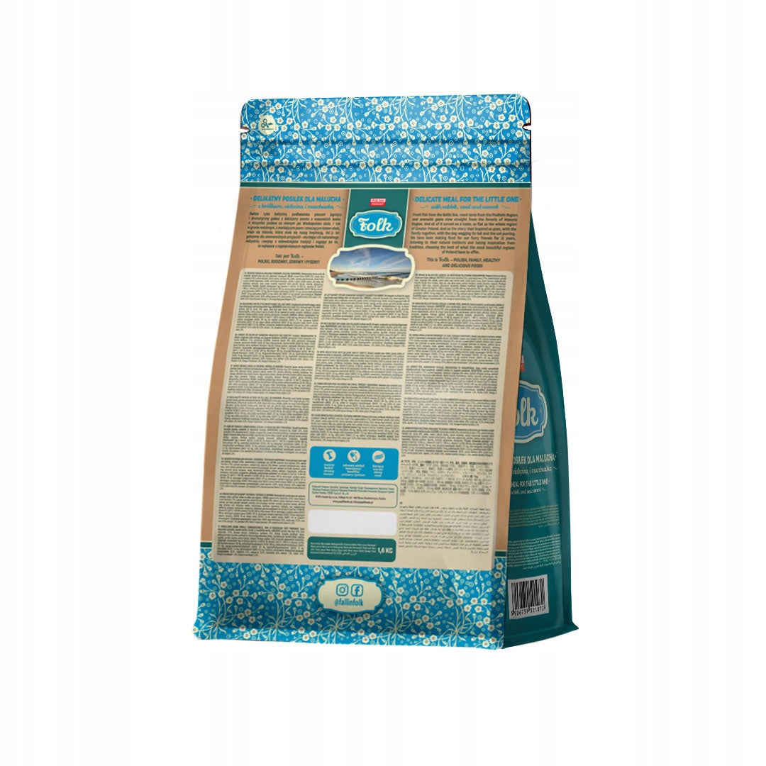 Dry dog food FOLK Junior ML rabbit 1,6 kg Brand Folk