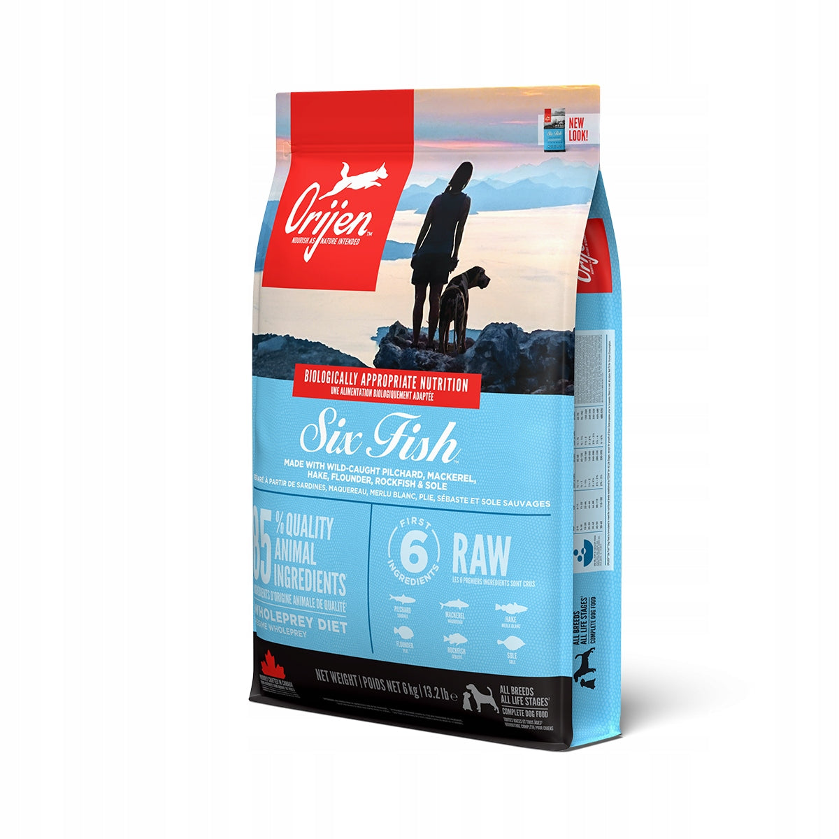 Dry dog food Orijen Six Fish 6kg