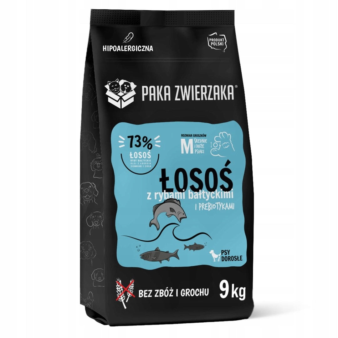 Dry dog food Paka Zwierzaka Seventh Heaven Baltic salmon 9kg