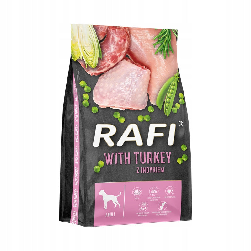 Dry dog food Rafi with turkey bag 3 kg