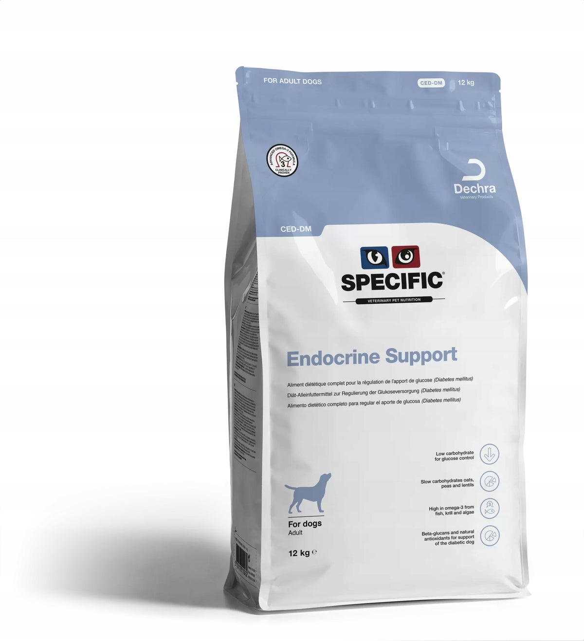 Dry dog food WET Endocrine Support CED-DM SPECIFIC 12 kg