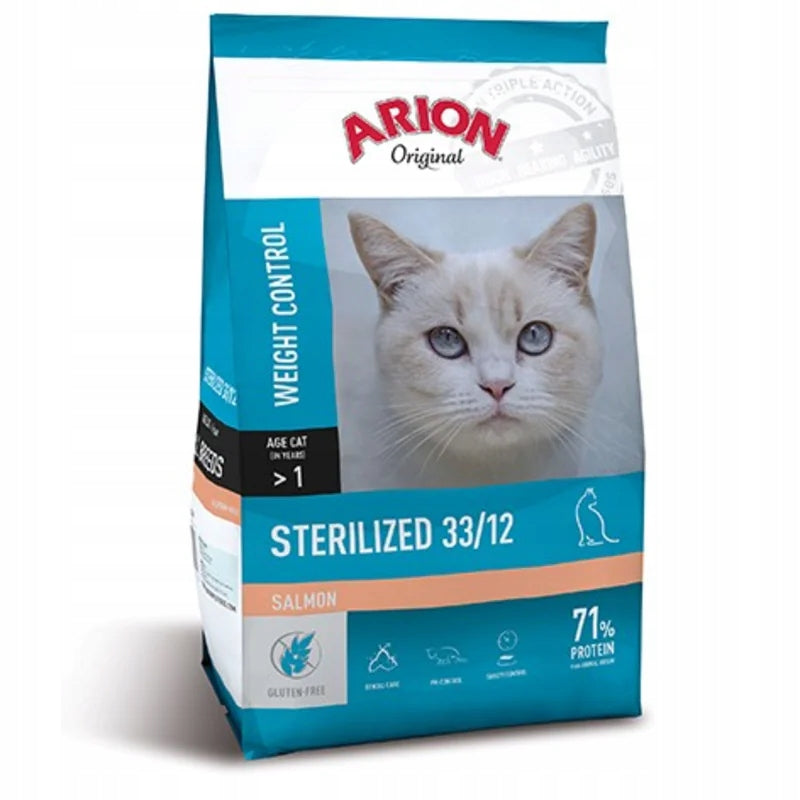 Dry food Arion Original Cat Salmon for Sterilized Cats 2kg