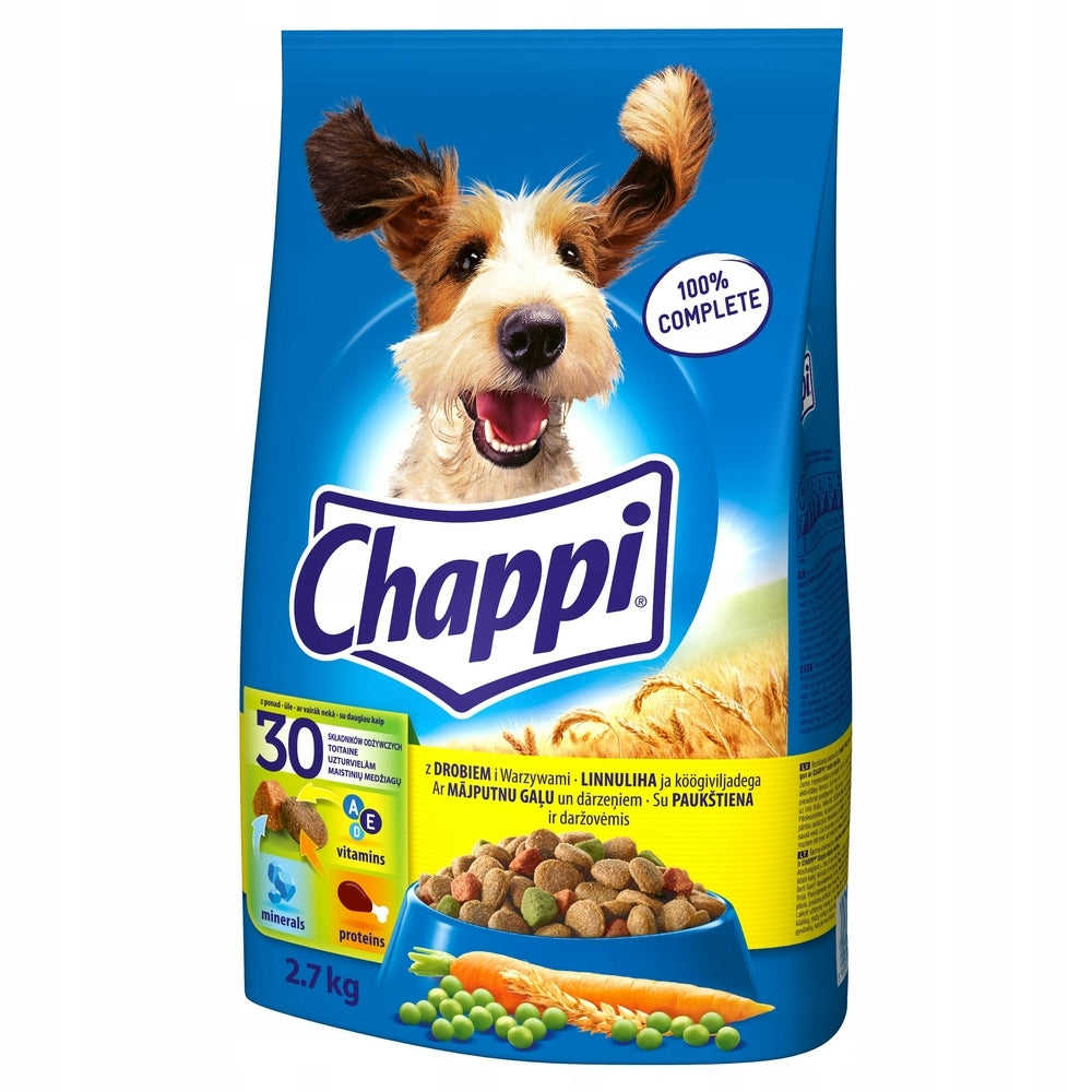 Dry food Chappi poultry vegetables 2,7 kg
