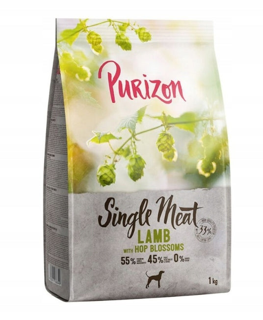Dry food Purizon Single Meat lamb with peas and hop flower 1kg