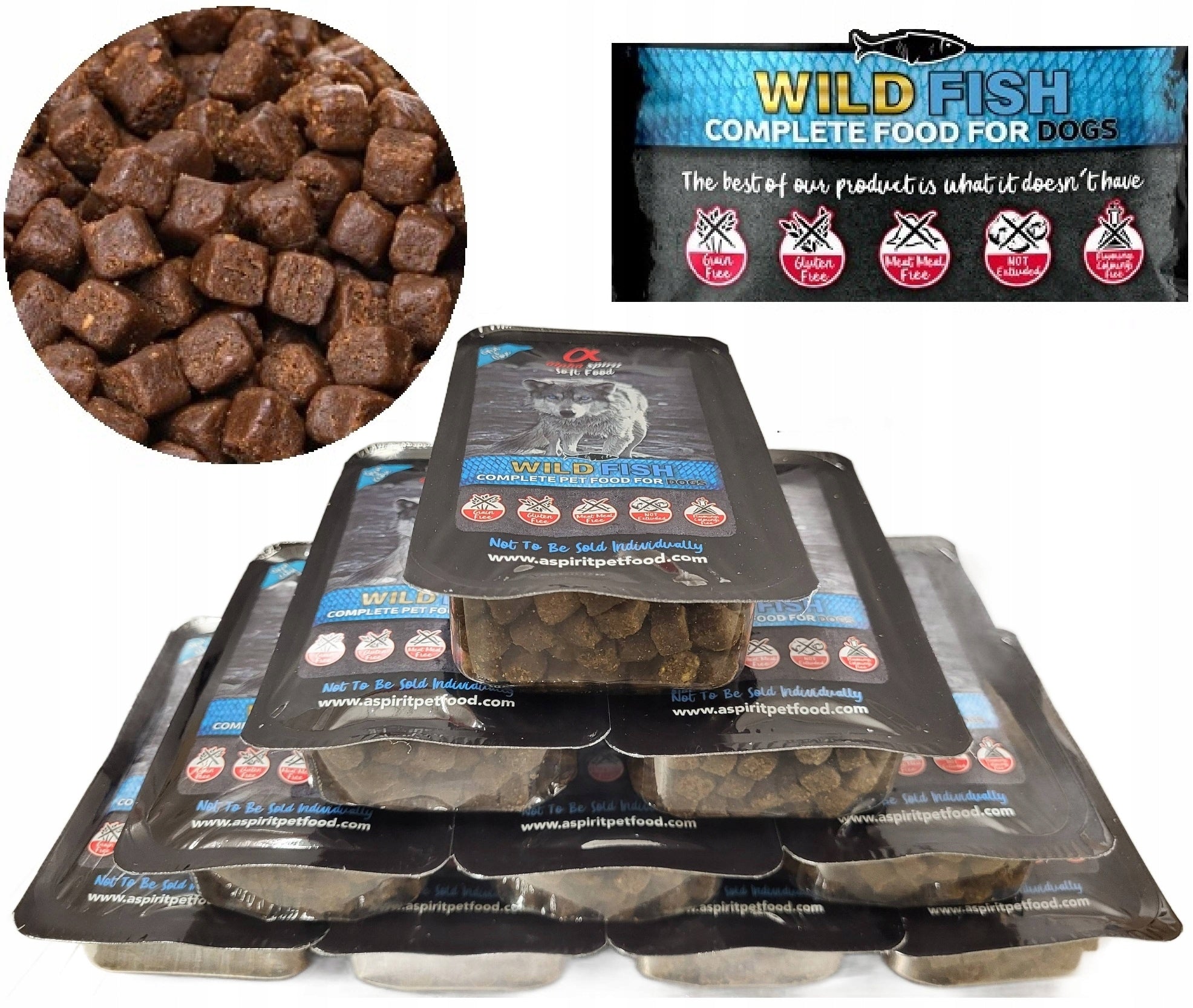 Dry food Semi-soft monoprotein Alpha Spirit Wild Fish fish 10x 200g 2kg Manufacturer code 5905454181501