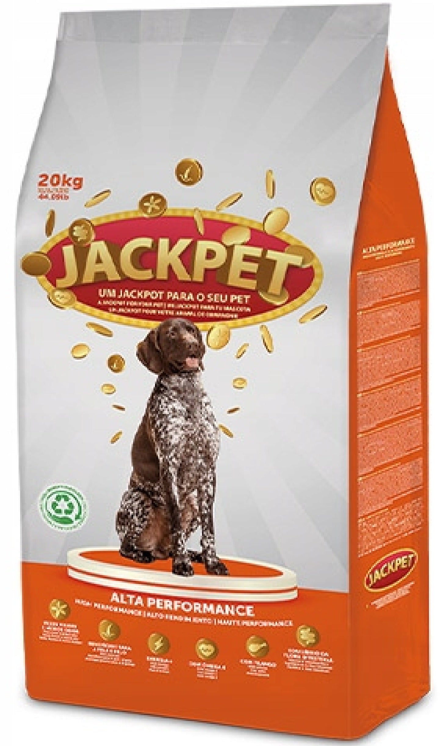 Dry food for German Shepherd Labrador JACKPET PERFORMANCE 20kg Brand no brand