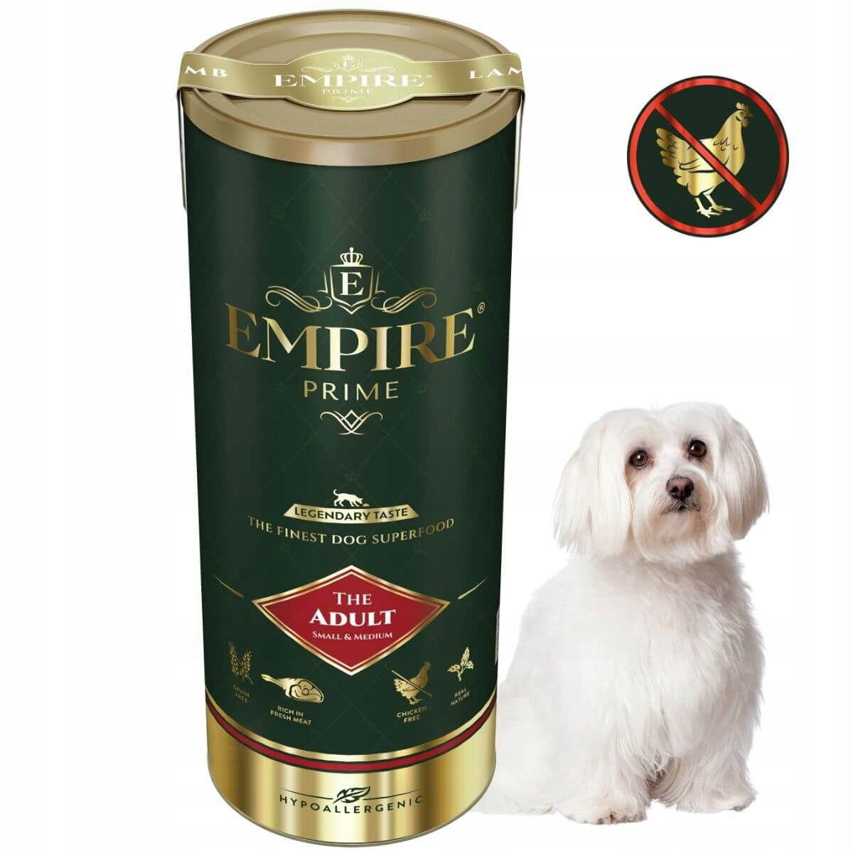 Dry food for adult Maltese EMPIRE PRIME without chicken 340g