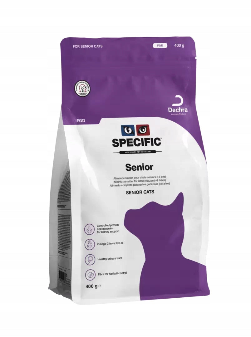 Dry food for older cats for heart joints Senior FGD SPECIFIC 400g