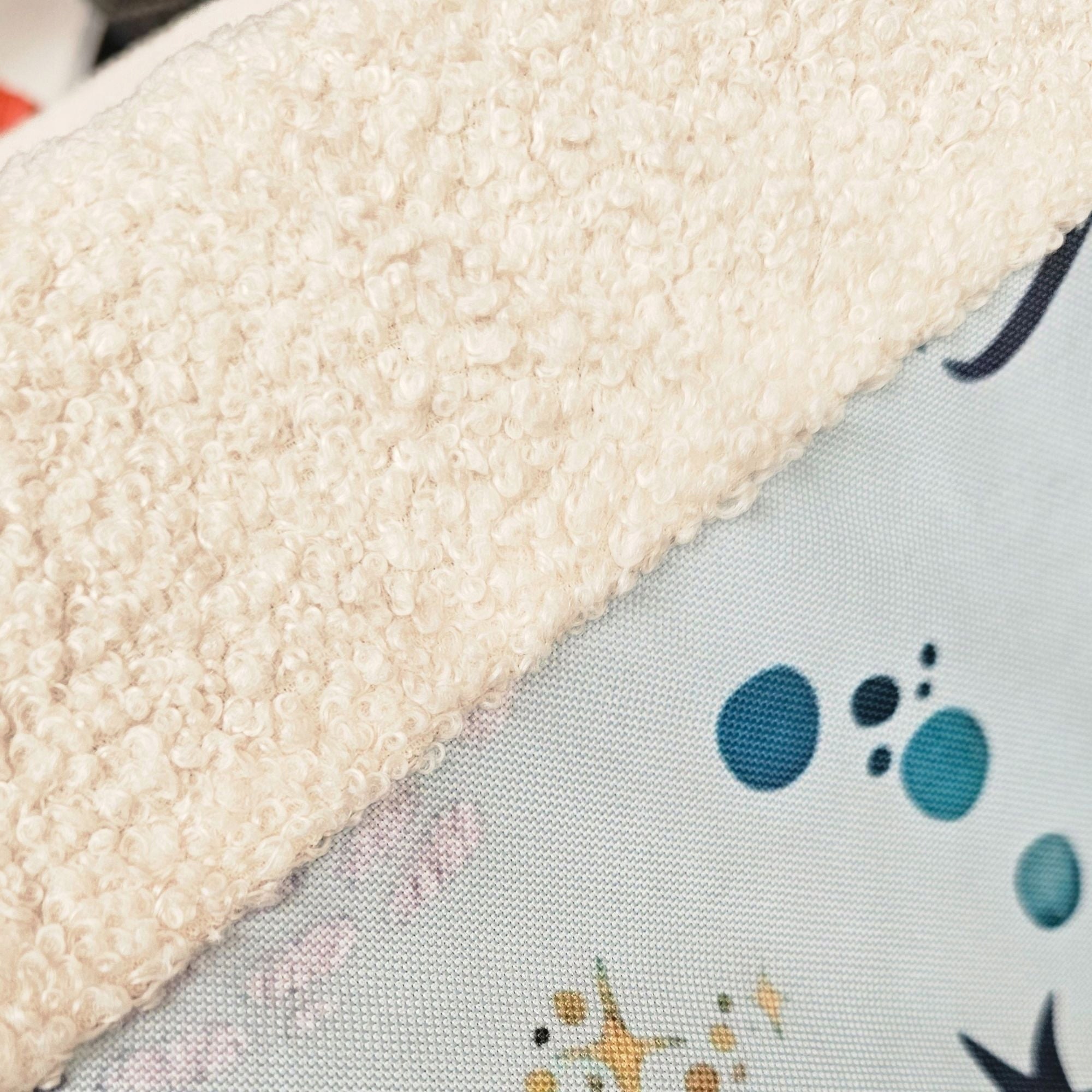 Dry pool for children KOSMOS BUKLE square toys without balls 90x90x40 + pillow Kid's age 6＋ months