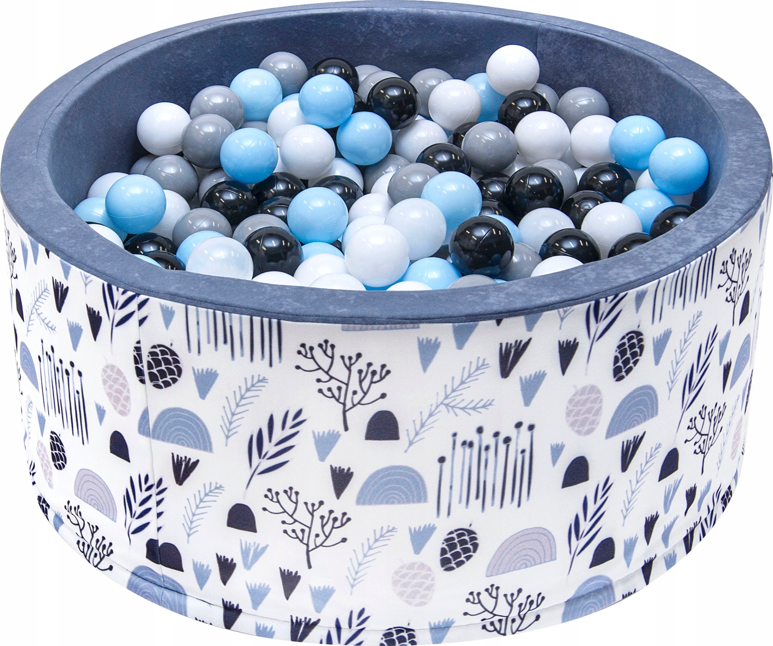 Dry pool for children with balls 200 balls playpen 90x40 pool