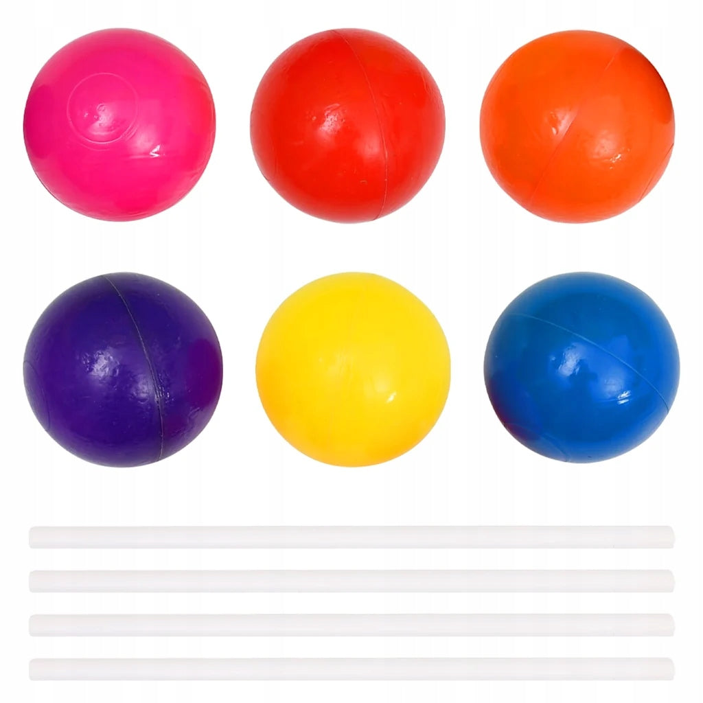 Dry pool with 50 balls for children, 75x75x32 cm Character/Title none