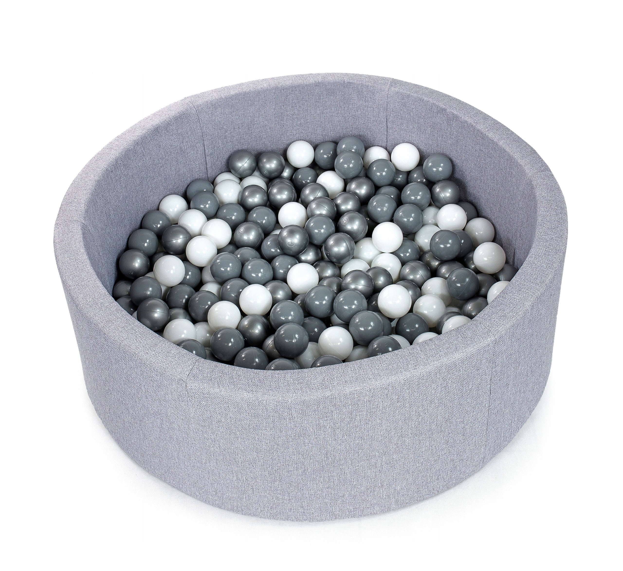 Dry pool with balls 200 pieces Light Grey