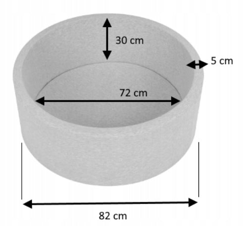 Dry pool with balls 250 pcs El-term Packaging status original