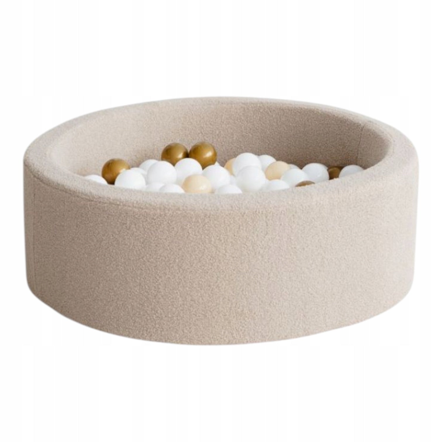 Dry pool with balls 30x90 Boucle beige + 200 balls - ANY MIX