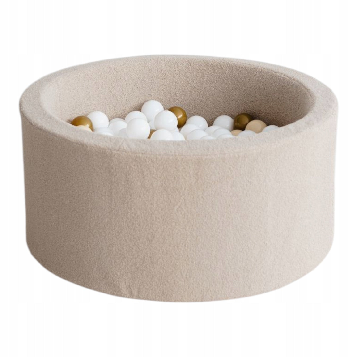 Dry pool with balls 40x90 Boucle beige + 200 balls- ANY MIX