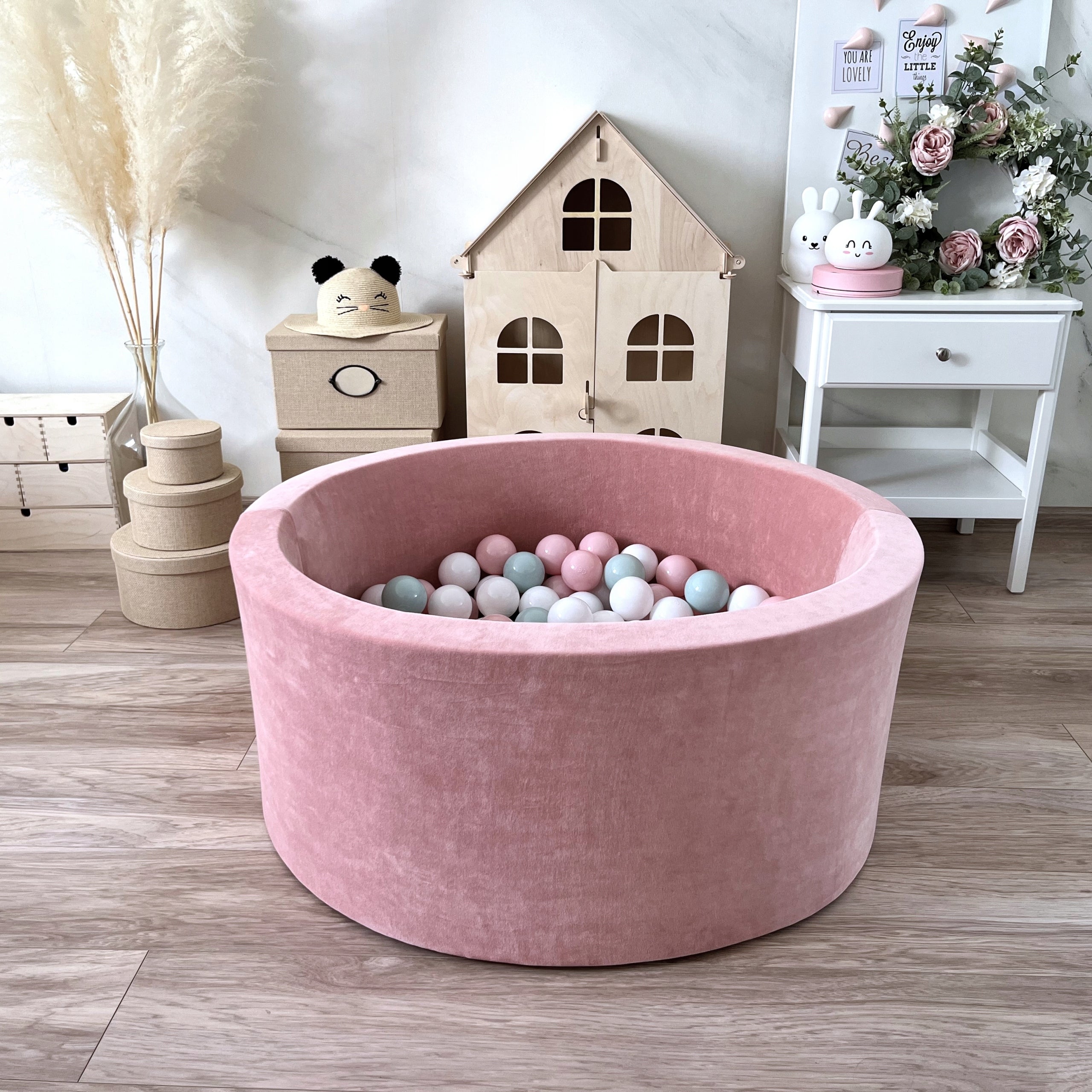 Dry pool with balls 40x90 Velvet Rose 200 balls - READY MIX Character/Title none