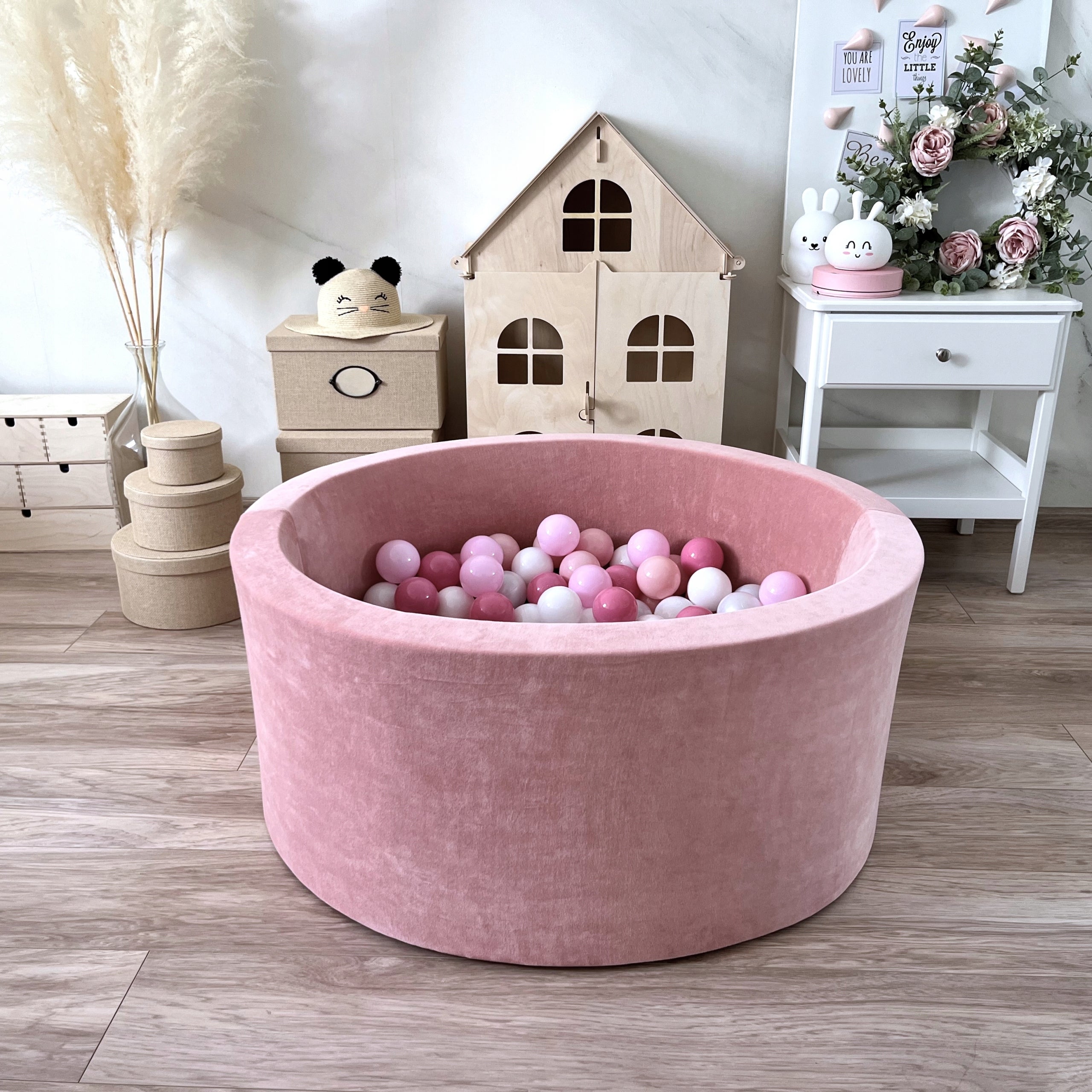 Dry pool with balls 40x90 Velvet Rose 200 balls - READY MIX Gender boys girls