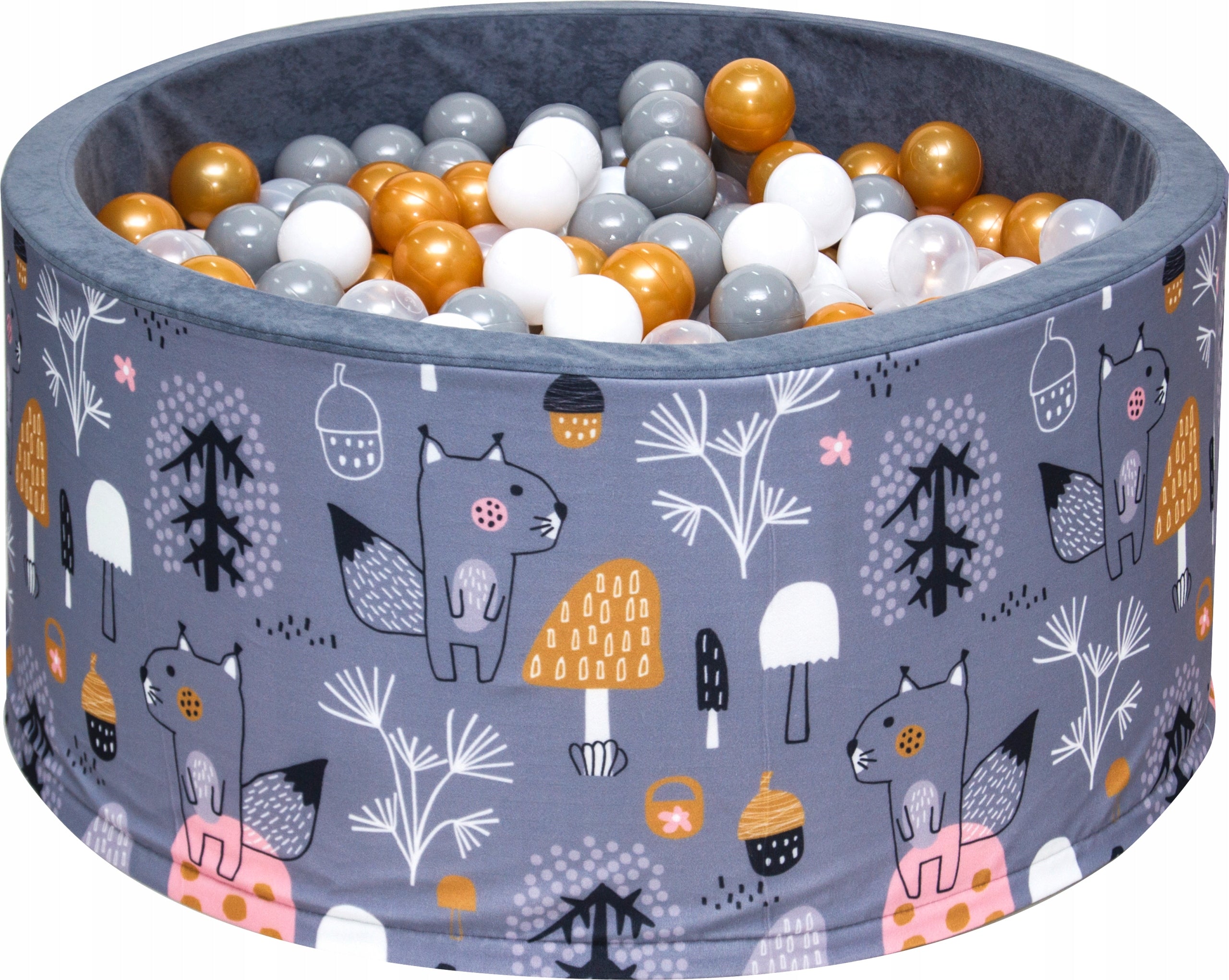Dry pool with balls 90x40 balls 200 patterns for children playpen with balls