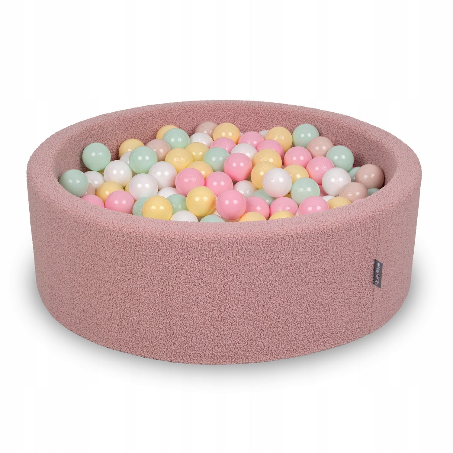 Dry pool with balls TEDDY boucle 200 balls FOR KIDS pink Manufacturer code 5905408102484