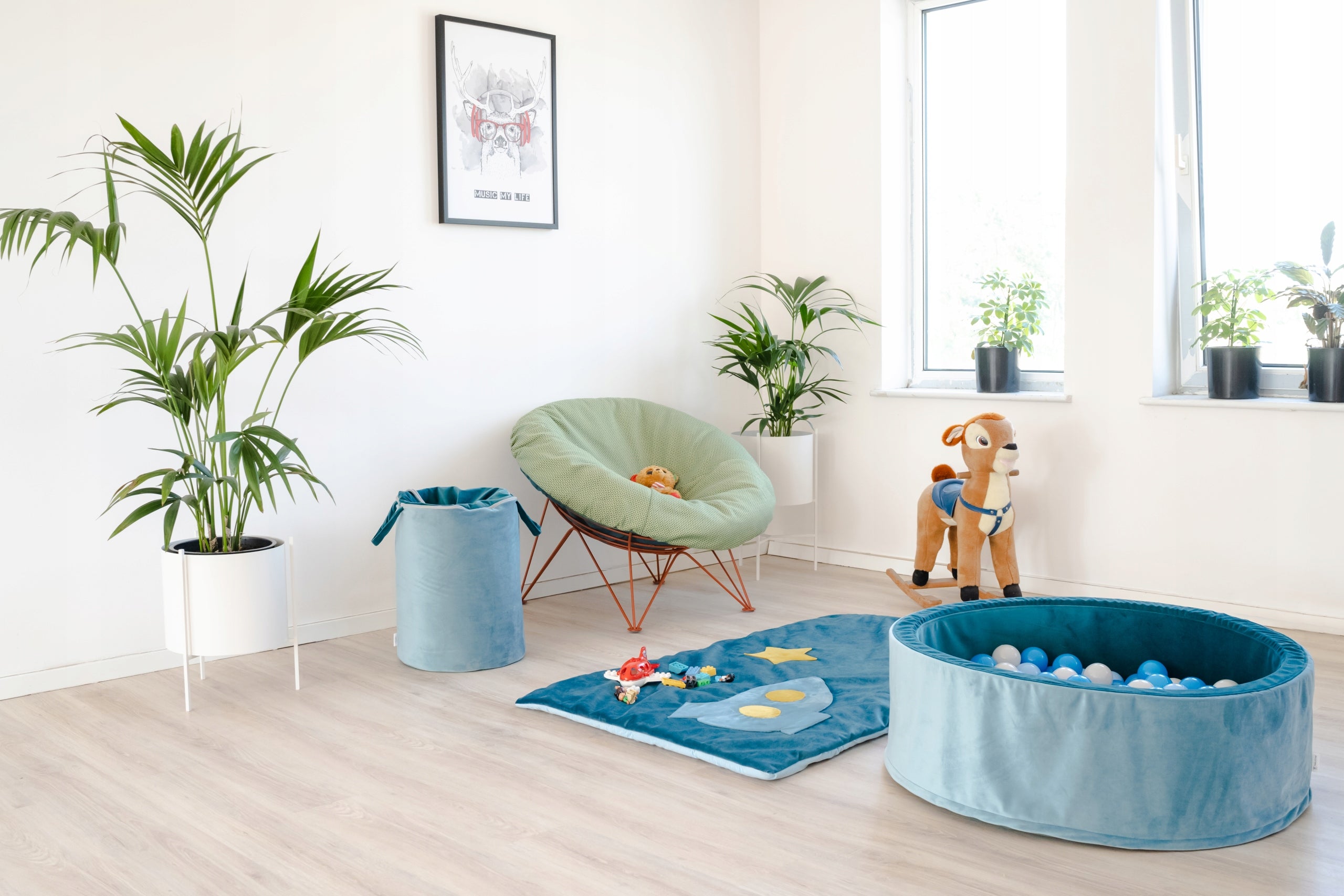Dry pool with balls velour baby blue+200 balls EAN (GTIN) 5905054694364