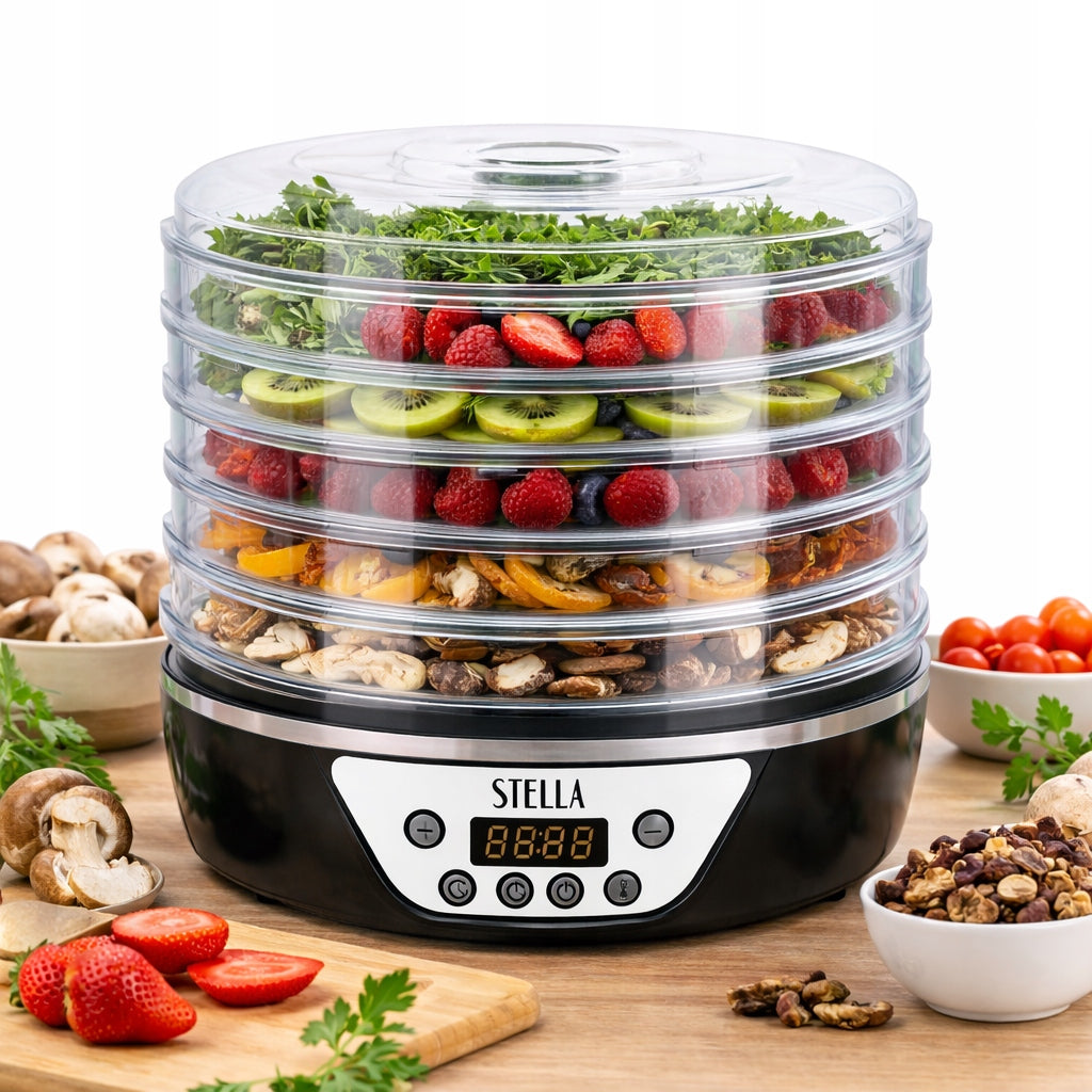 Dryer for mushrooms, fruits and herbs STELLA STSG-520 520 W | 5 trays | progra