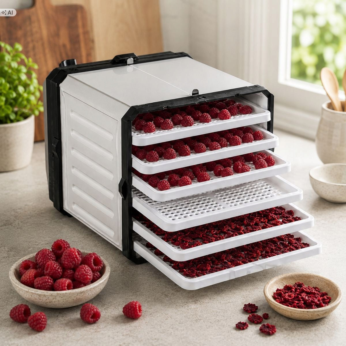 Dryer for mushrooms, fruits, vegetables ATACAMA CUBE, dehydrator for food Packaging status original
