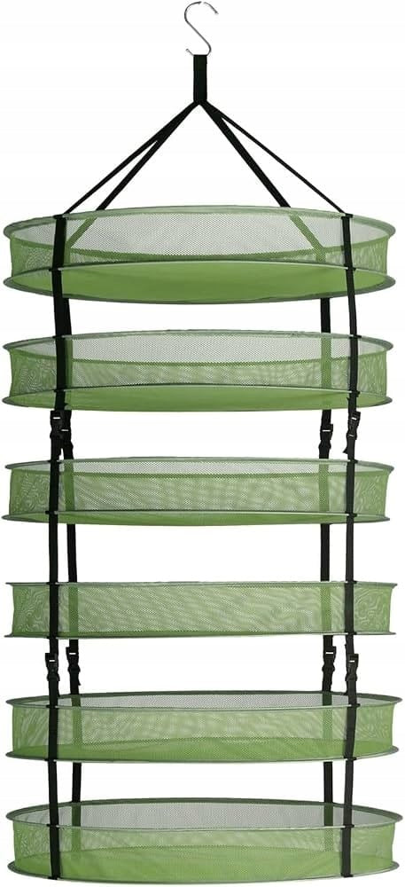 Drying net iPower green durable and foldable diameter 81cm
