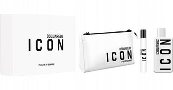 Dsquared2 Icon Pour Femme EDP 100ml + EDP 10ml + Cosmetic Bag