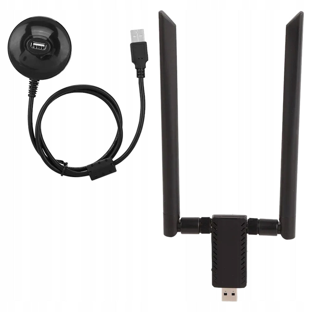 Dual Band WiFi to USB Adapter 3.0 AC-1200Mbps Network Card + Station