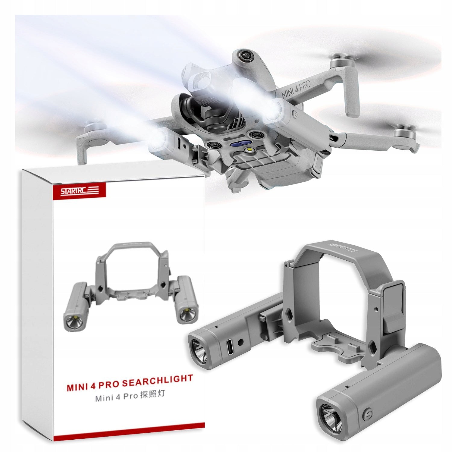 Dual Headlight LED Rotary Light STARTRC for DJI Mini 4 Pro Drone Manufacturer code 1140736