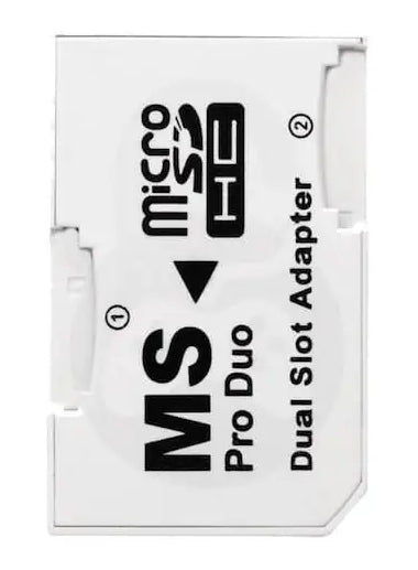 Dual MicroSD to MS ProDuo Adapter Packaging status original