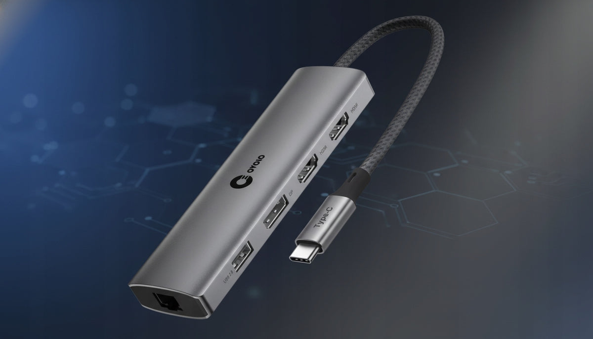 Dual Monitor USB-C to Ultrabook 2xHDMI 4K SD PD 100W RJ45 Adapter 8in1 Manufacturer no brand