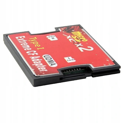 Dual Port SD Card SDHC SDXC Type I Compact Flash Card Adapter Packaging status original