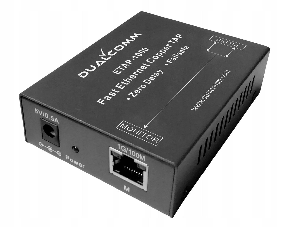 Dualcomm ETAP-1000 Zero-Delay Fast Ethernet Tap