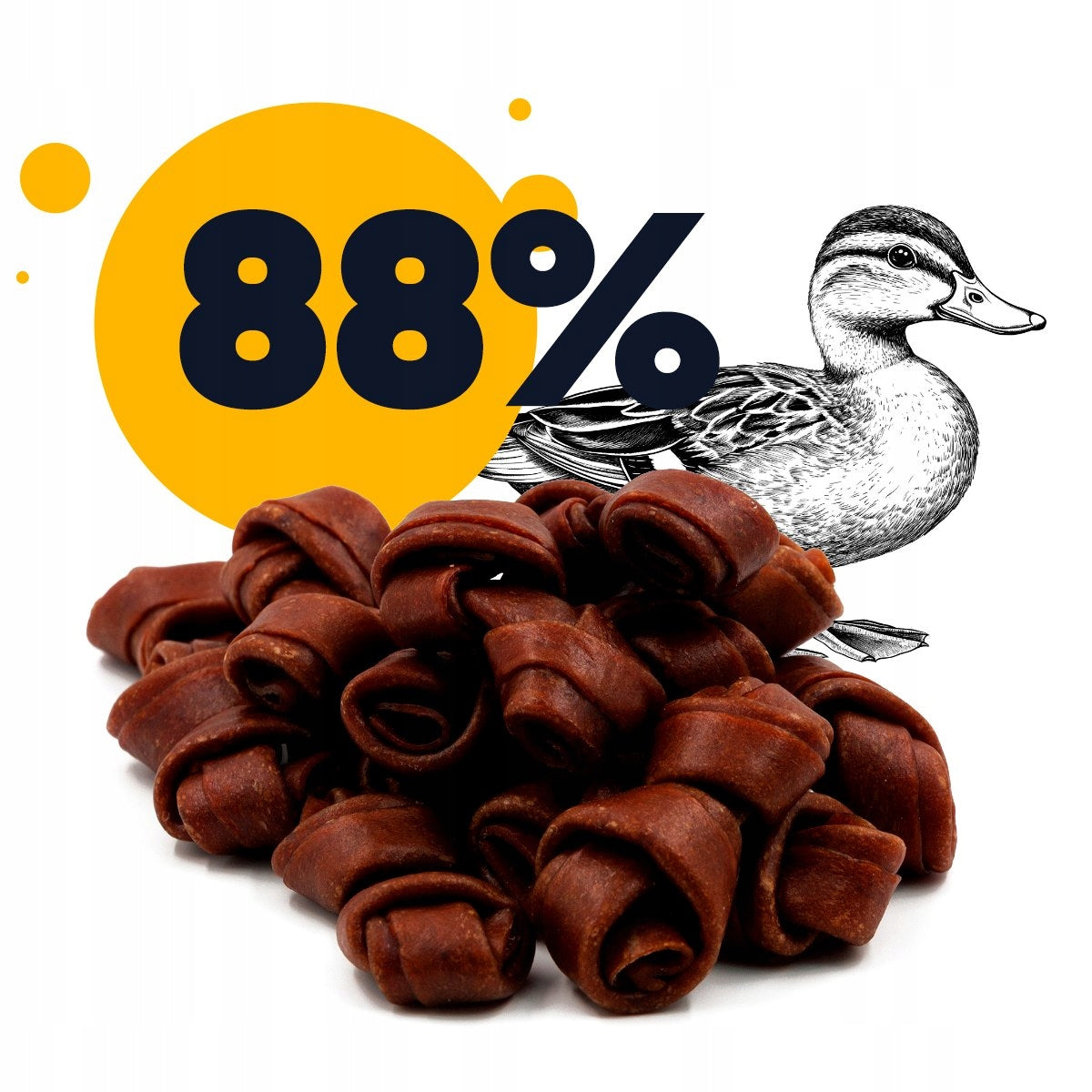 Duck Bone 6-8 cm 500g SOFT DOG TREAT TREATS Brand Bestimal