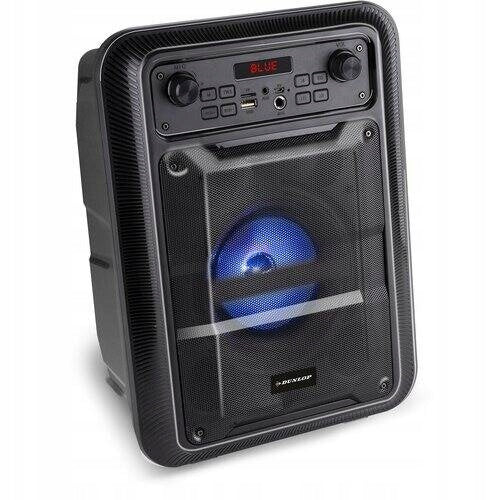 Dunlop Bluetooth Mobile Speaker AUX USB D220 FM Radio 9W Black Brand Dunlop