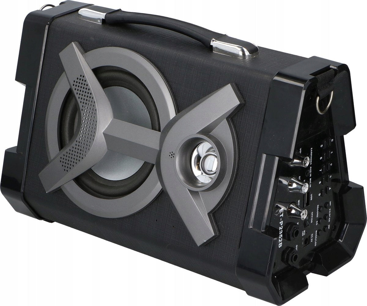 Dunlop Mobile Bluetooth Speaker with Remote Control D344 20W FM Radio Black Packaging status original