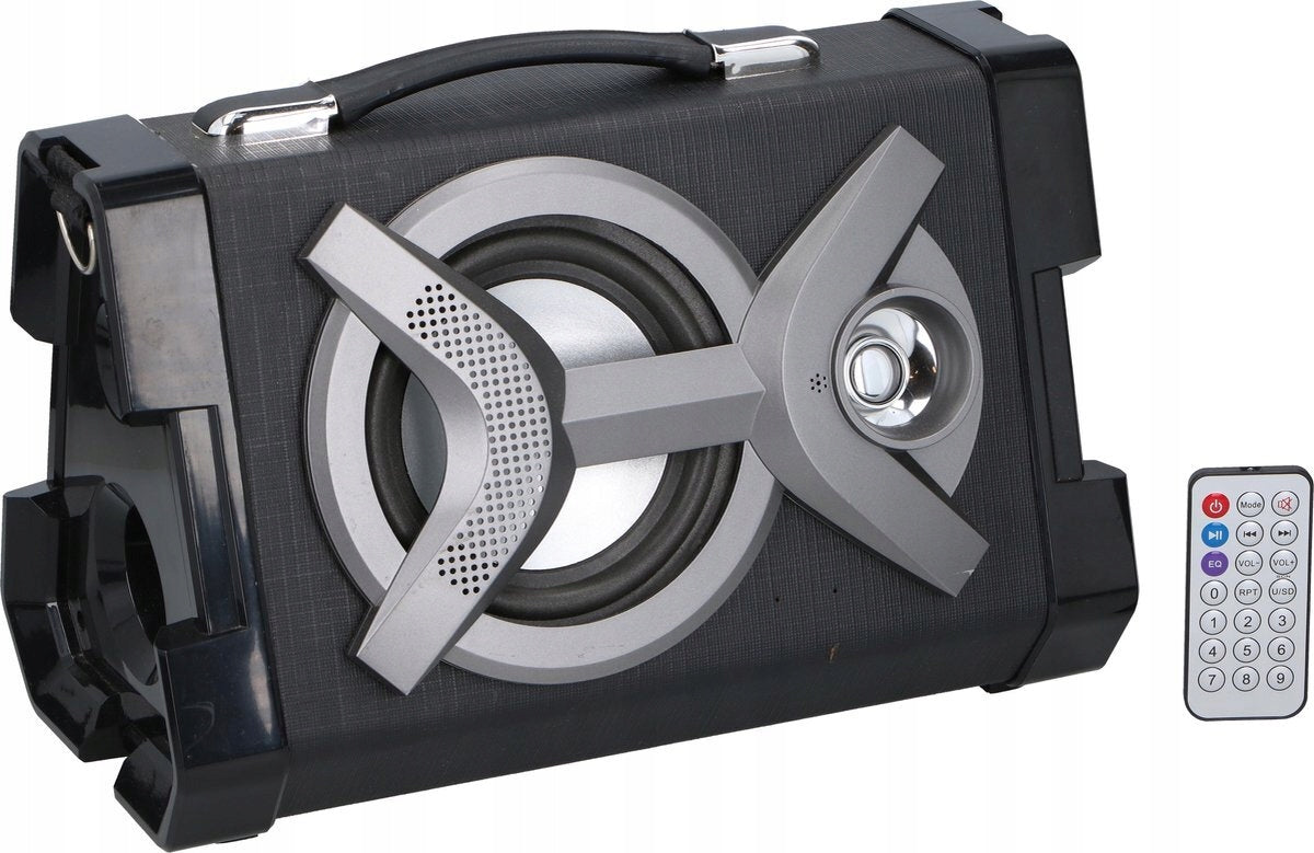 Dunlop Mobile Bluetooth Speaker with Remote Control D344 20W FM Radio Black
