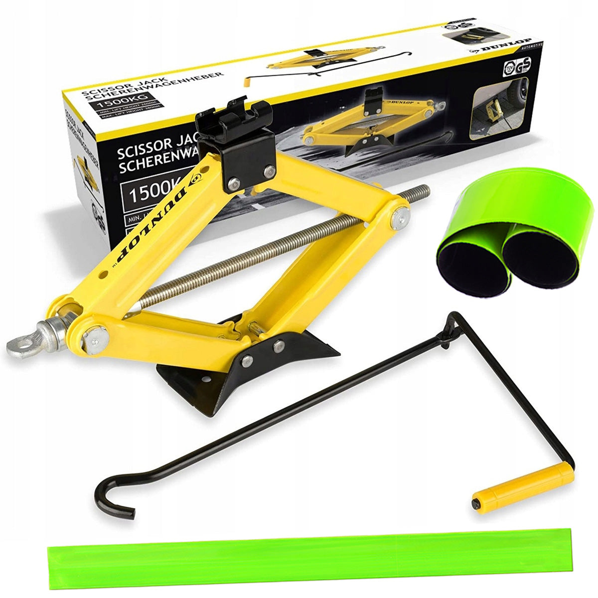 Dunlop car lift ST up to 1500 kg + reflector