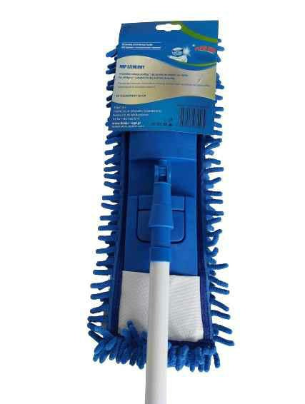 Duo Chenille Blue Mop with Telescopic Rod F Brand Feniks