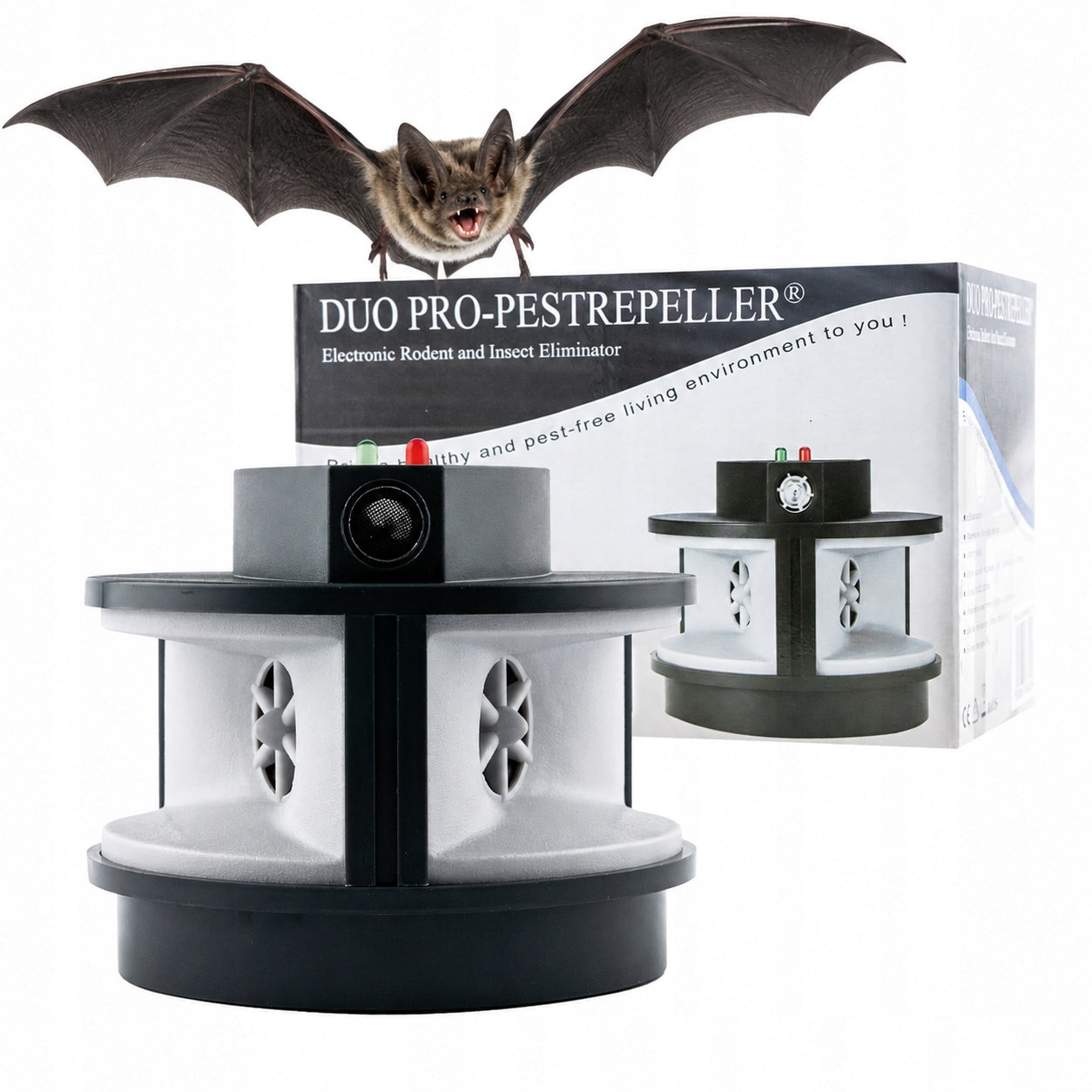 Duo Pro BAT repellent for facades, attic ultrasound 550m2
