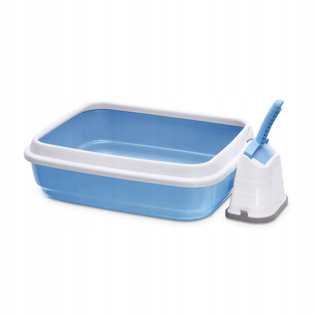 Duo, cat litter box, with spatula, blue, 59x40x28 cm Imac