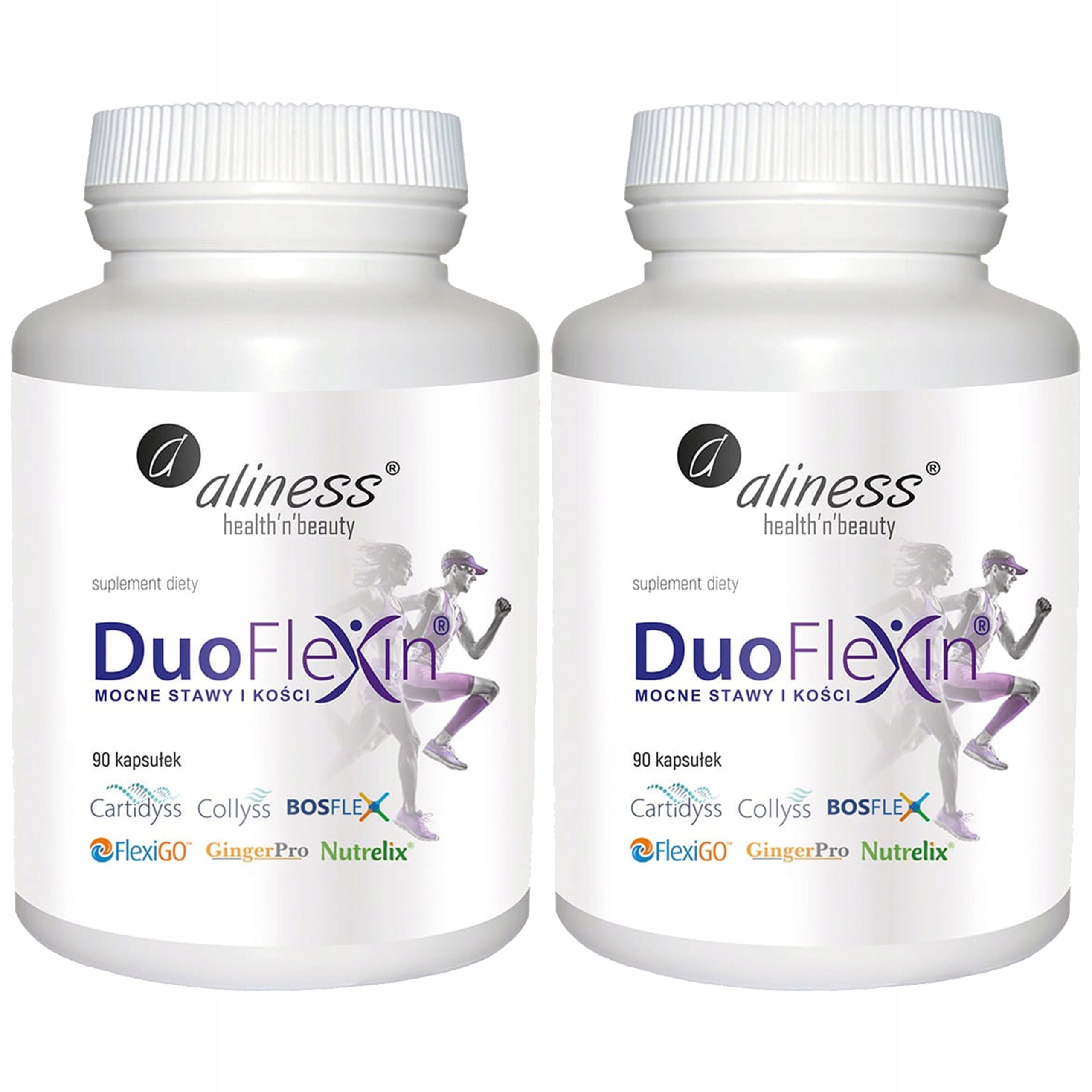 DuoFlexin Strong Joints Bones 2x90caps Collagen Mobility Flexibility ALINESS