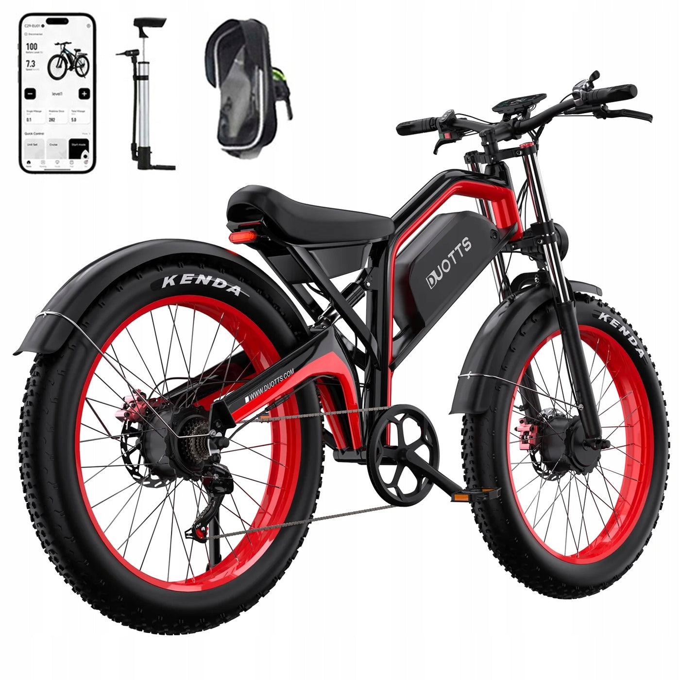 Duotts N26 1500W 20Ah 48V batteries 55km/h 150HP PL Electric moped