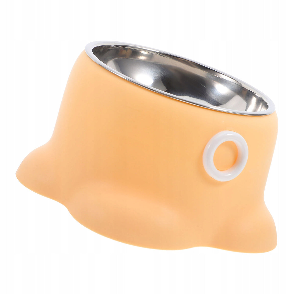 Durable Anti-Spill Stainless Steel Cat Bowl with Fun Octopus Shape