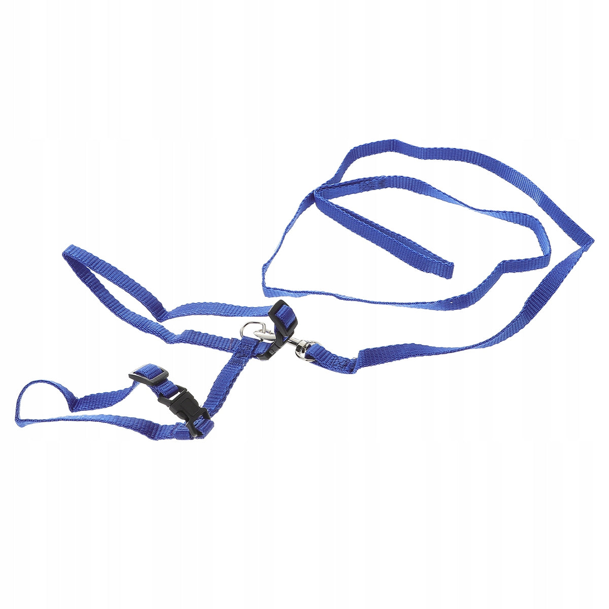 Durable Blue Rabbit Harness Leash with Soft Material and Bell