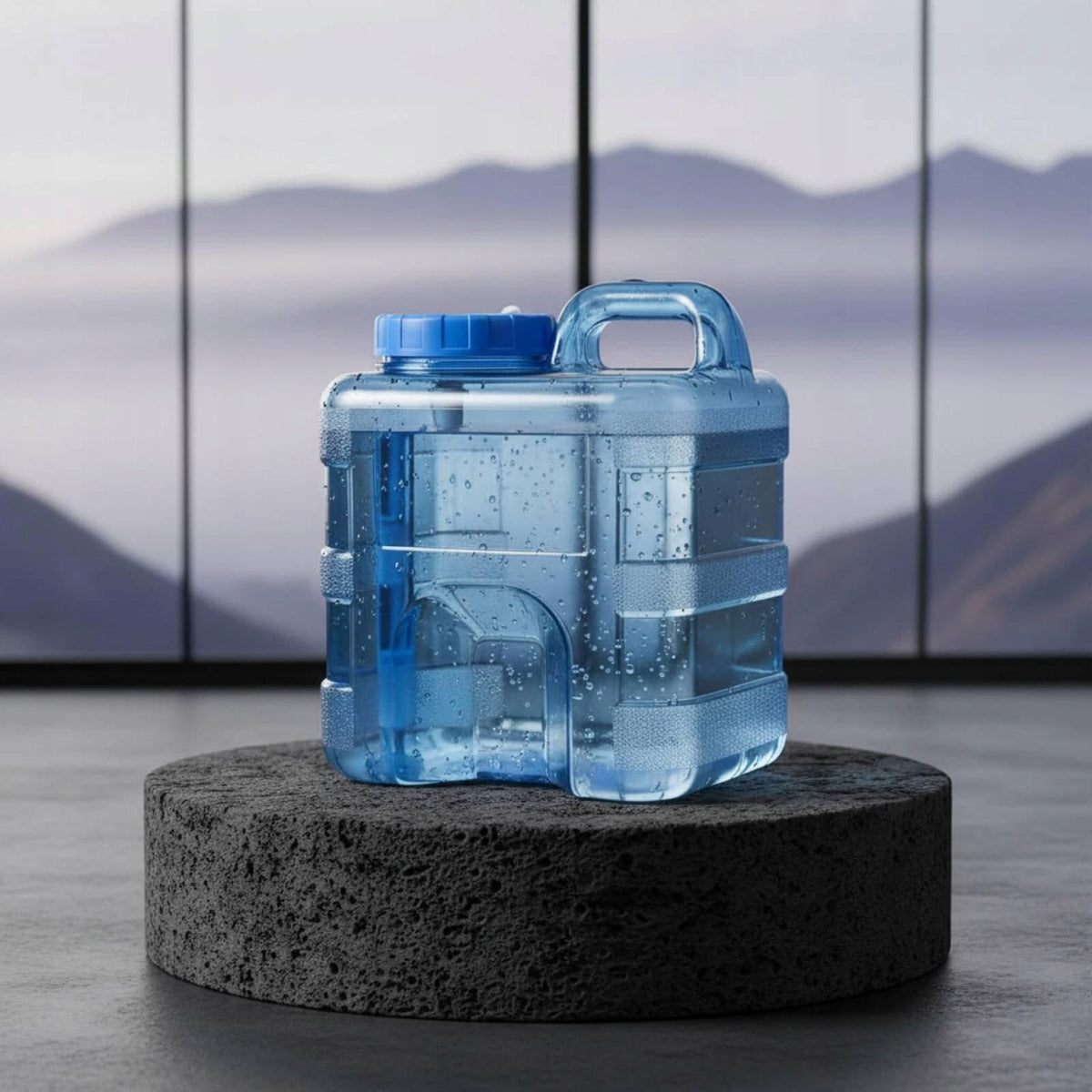 Durable Drinking Bucket for Automatic Water Dispenser with 7.5L Transparent Packaging status original