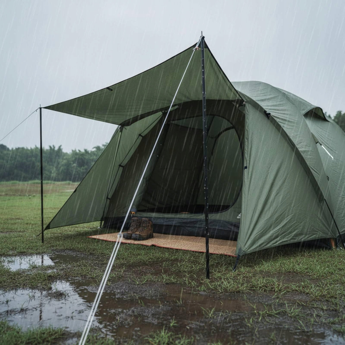 Durable Iron Tent Support Telescopic Extension for Camping 2M Pole SET 8PCS Manufacturer code 02266088752