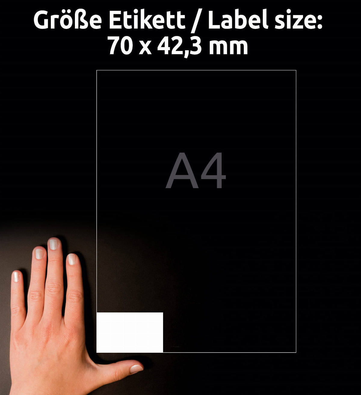 Durable Labels Avery A4 10Ark.70X42,3mm Manufacturer code 3652-10