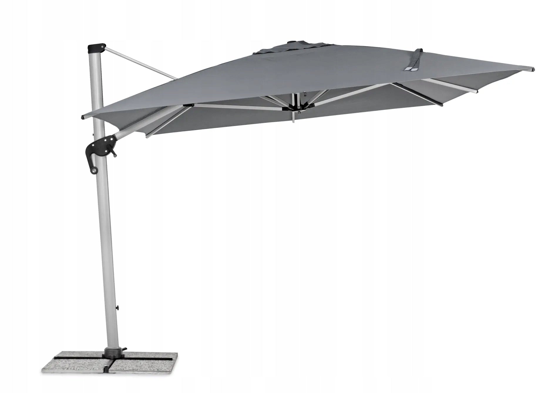 Durable Rectangular Garden Umbrella Bolzano Ibis 300x400 Grey Homms Packaging status original